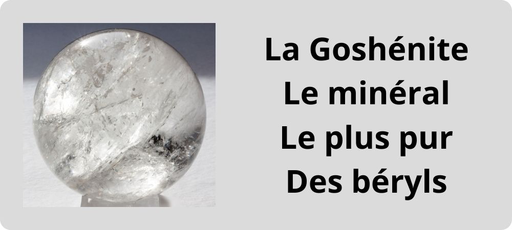 Lire la suite à propos de l’article GOSHENITE