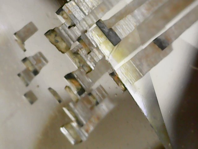 Inclusions de cristal dans un béryl