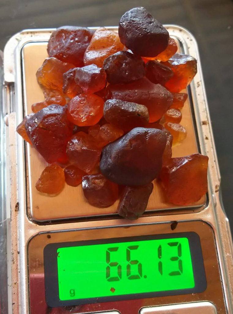 Lots spessartites
